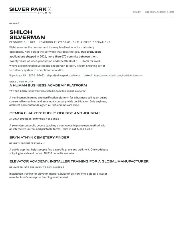 Résumé